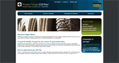 Desktop Screenshot of member.privatecollege529.com